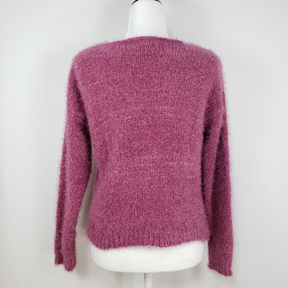 NWT- RaG POeTs Metropolitan Sweater in Maroon - Picture 5 of 7